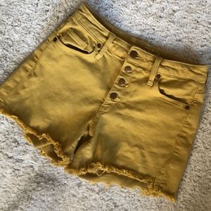 Butternut squash colored shorts